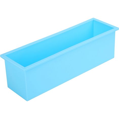 Moule à savon rectangulaire en silicone 1200 ml, outil pour fabriquer des toasts et autres petits pains. (1/5)