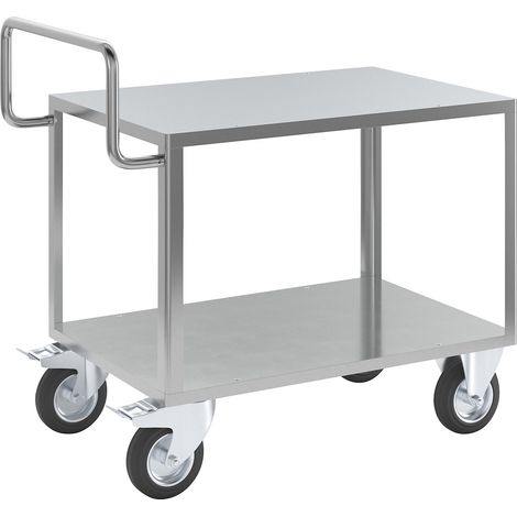 eurokraft pro, Chariot de montage antistatique, 2 tablettes, (1/5)
