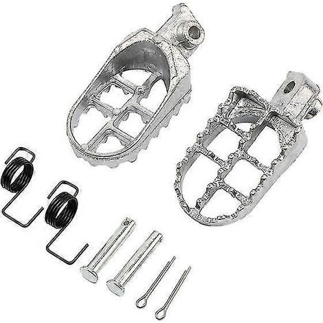 Motorradzubehör Fußrasten für Suzuki DL650 V-Strom 2004-2012 DL650 Motorrad Dirt Bike Motocross – Silber