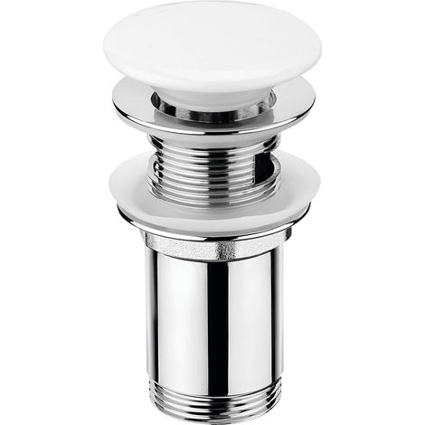 Tappo click clack Deante bianco ottone 1 1 4 pollici (1/5)