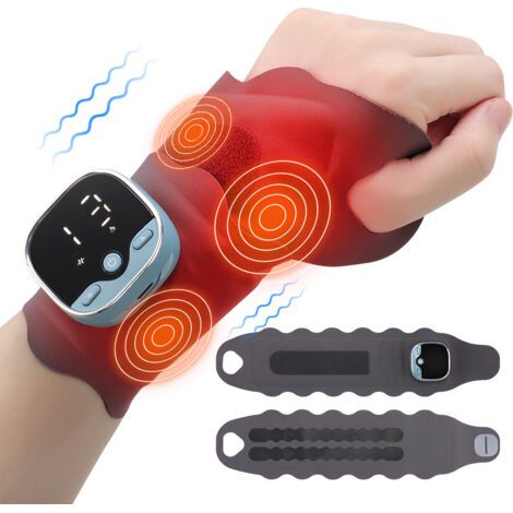 Bracelet de massage intelligent pour les mains, compresse chaude, masseur chauffant électrique, masseur de poignet (1/4)