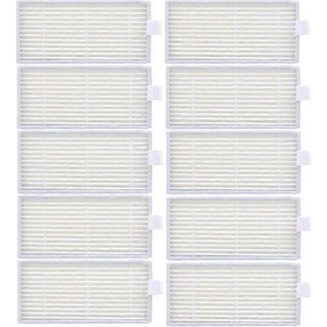 Lot de 10 filtres HEPA pour aspirateur robot iLife V5, V5S, V3, V3S, V5S, V50 Pro, V55 et X5 (pièces de rechange) (1/5)
