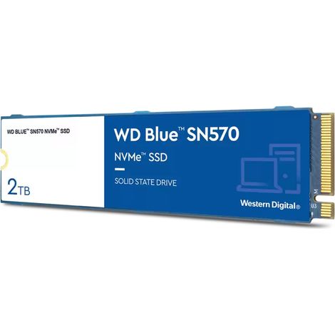 Western Digital WD Blue SN570 M.2 2 TB PCI Express 3.0 TLC NVMe (1/2)