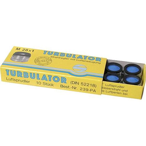 Mousseur avec aspiration d'air M 28 x 1 mâle 10 pcs avec certificat de controle (1/2)