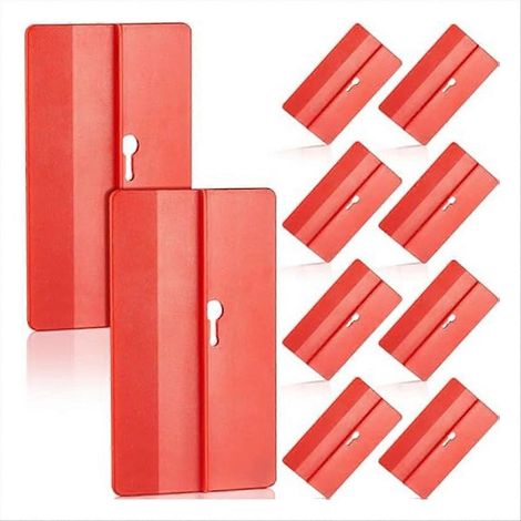 Cheville à placoplâtre, outil de pose pour panneaux de plâtre, lot de 10 pièces, dispositif de positionnement pour fixation de cloisons sèches, accessoire de montage précis, kit de 10 éléments. (1/5)