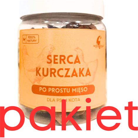 3 confezioni da 60 g di cuori di pollo liofilizzati per cani e gatti Fe Mg Ca vitamina B2 snack salutare