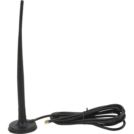 Antenne extérieure omnidirectionnelle 15dBi 4G, noyau cuivre rouge étanche, ventouse fixation, pour surveillance sans fil (1/5)