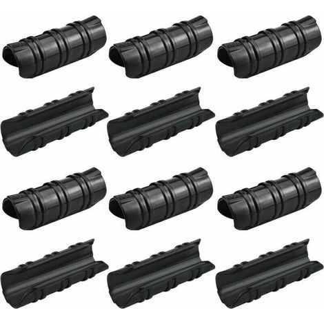 100 Pcs Serre Clips 25mm Clips Serre de Jardin Résistance aux Températures Elevées Fixation Bache Serre Durable Facile a Utiliser pour Fixation Serre Bannière Tuyau Jardin Films - Noir..DEBUNS (1/5)