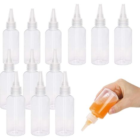 12 fons souples avec bouchon vis (6×15 ml + 6×20 ml), idéal petits volumes pour voyage ou DIY (1/5)