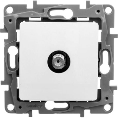 Antena de TV Niloe tipo F, 1 dB, blanca, 764550