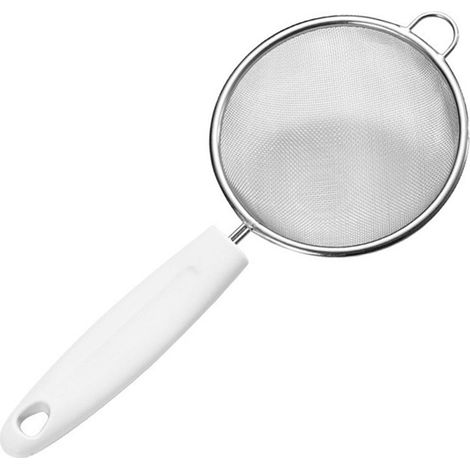Écumoire fine en acier inoxydable, tamis fin, ustensile de cuisine pour récupérer la graisse et la mousse des filtres à huile, petit modèle (1/5)