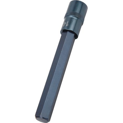 Embout hexagonal allongé pour tournevis, en acier allié, 150 x 14 mm (1/5)