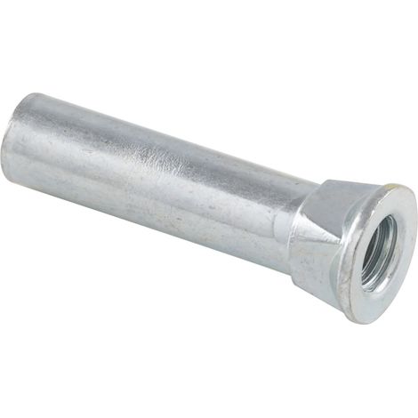Stahlgewindehülse M5, Länge 26 mm, Stahl verzinkt (1/2)