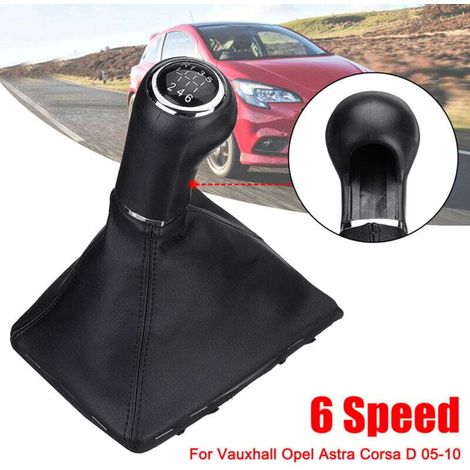 6 Vitesses Voiture Pommeau de Levier de Vitesse Soufflet de Démarrage pour Vauxhall Opel Astra Corsa D Zafira B 05-10 (1/4)