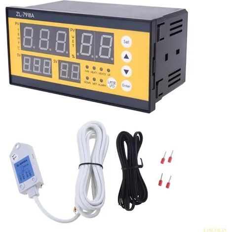 Applicable ZL-7918A Multifunction Automatic Incubator 100-240V Temperature Humidity Control 18 Thermostat for Warehouse (1/5)