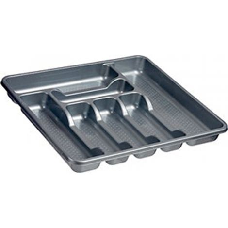 CUBERTERO PLÁSTICO GRANDE 7 DEPARTAMENTOS 30x32x4,5cm KINVARA - ORGANIZADOR COCINA (1/2)