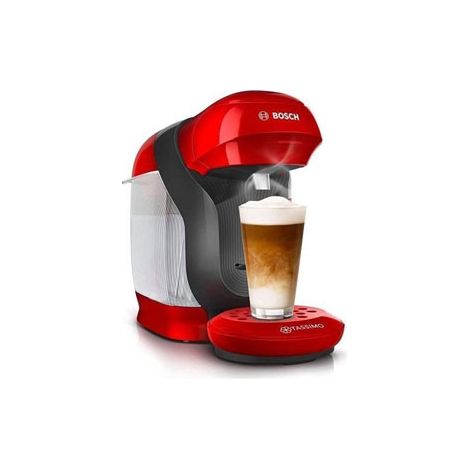 Bosch – Machine multi-boissons 1 tasse – TAS1103 – Cafetière à dosettes rouge – 1400 W – Pression 3,3 bars – Technologie de reconnaissance des capsules (1/10)