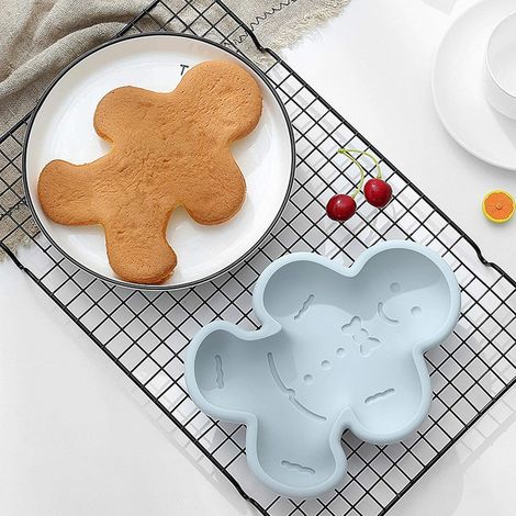 Moule à gâteau sur le thème de Pâques, moule en silicone pour fondant en forme de dinosaure en pain d'épice. (1/5)