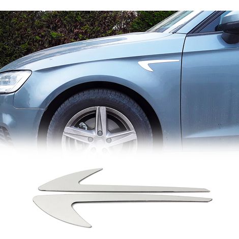 OMAC Bandes décoratives latérales chromées pour BMW 3er E90 F30 2005-2019 inox 2Pcs (1/5)