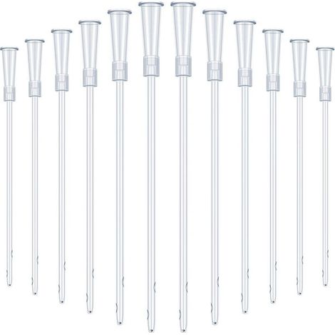 Lot de 30 tubes de lavement blancs PVC, tuyau de rechange non toxique pour côlon, flexible et à extrémité arrondie, calibre FR12, kit d'irrigation colique. (1/5)