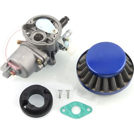 Lntyq 42mm Filtre à Air 13mm Carburateur Câble d'accélérateur PZ13 Carb pour 2 temps 43cc 47cc 49cc Mini ATV Quad Dirt Pocket Bike (1/5)