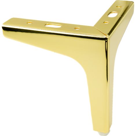 Möbelfuß Anchor, Goldchrom, Höhe 13 cm (1/5)