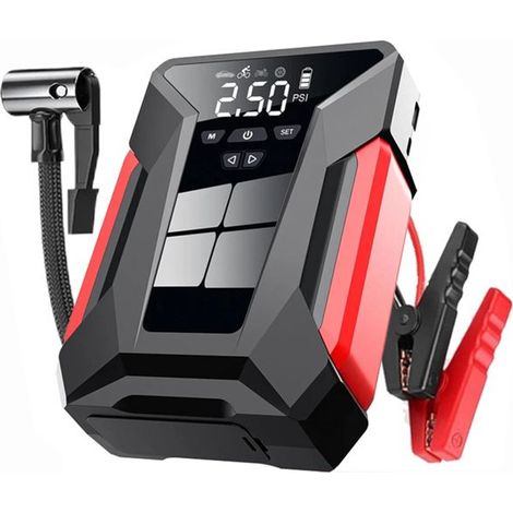 Booster de Batterie PRUMYA Car Jump Starter Démarreur 4 en 1 Démarrer Charger Allumer-2800mAh (1/4)
