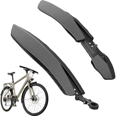 Cruscotto per bici - Parafango regolabile a sgancio rapido - Paraspruzzi posteriore per bici, per giovani, adolescenti, figli, figlie, famiglie, uomini, donne, bambini