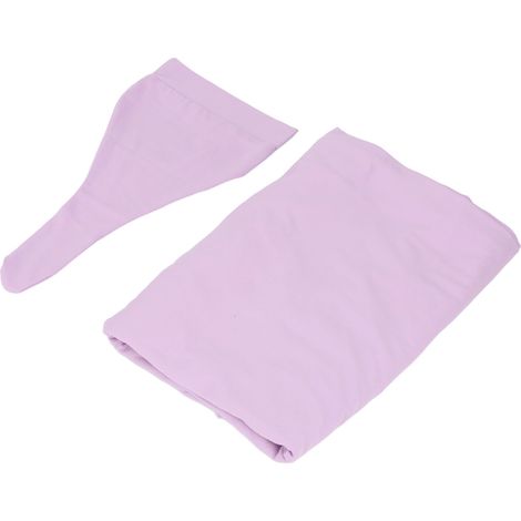 Couverture d'emmaillotage douce pour nouveau-né, ensemble serviette et bonnet pour nourrisson, grande taille, violet (1/5)