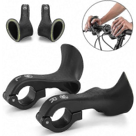 Poignées de guidon VTT 22.2mm - Embouts ergonomiques en nylon pour vélo route et VTT, paire de grips antidérapants pour cyclisme (1/5)