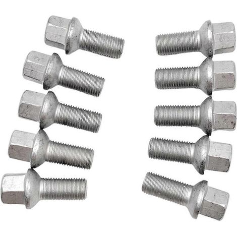 Lot de 10 boulons de roue A0009904907 pour Mercedes-Benz W169 W176 W177 W245 C1178 C118 C209 X218 C218 C219 W204 W205 S204 S206 (1/5)