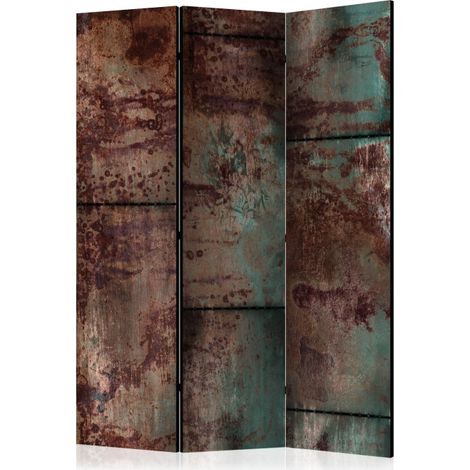 Paravent 3 Volets "Dark Metal Sheet" 135x172cm (1/2)