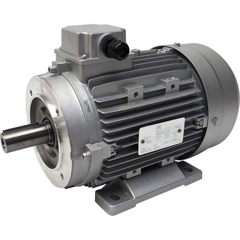 Moteur Électrique Triphasé 230/400V 3kW 1500tr/min - MH1100BL4B14 Bride B34 - Bobinage cuivre (1/5)