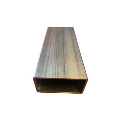Tube rectangle acier galvanisé 60x30x2 mm - Longueur 160 cms (1/2)