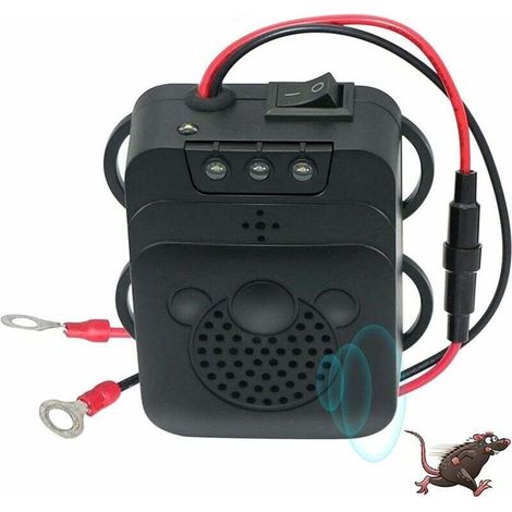 Répulsif Ultrason Anti Rongeurs Voiture Garage Maison Stroboscope LED Camping Grenier (1/4)