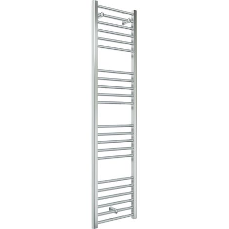 Signature Paragon Straight Heated Towel Rail 1600mm H x 400mm W - Chrome (1/2)