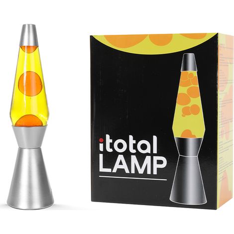 iTotal - Lava Lamp - Yellow and Orange - 36 cm (1270399)