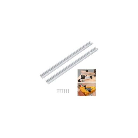 300 mm T-Track T-Slot en Aluminium, Rail à Onglet en T pour Scie à Table, Défonceuse et Outils de Travail du Bois, 19 x 10mm, 2 Pièces (1/5)