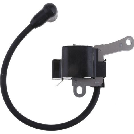 Lawn Boy ignition coil high-voltage coil compatible with lawnmower models 100-2948, 682702, 683080, and 683215. Original replacement part: ignition module, high-voltage ignition coil. (1/4)