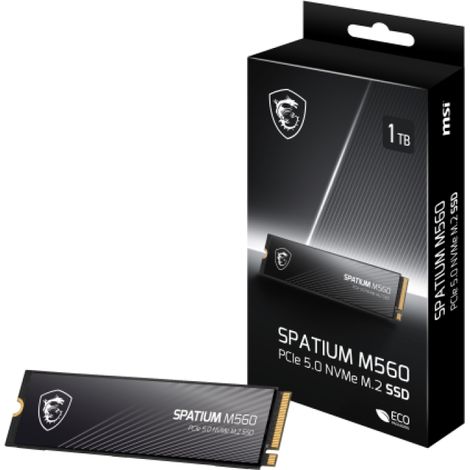 Ssd Msi Spatium M560 Pcie 5.0 Nvme M.2 1tb (1/3)