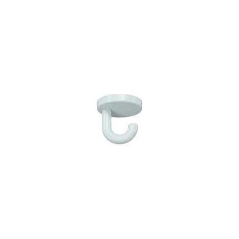 Ganchos SERIE 477 40mm. Roseta d : 40 mm blanco