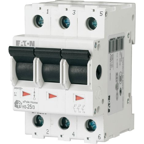 Interruptor principal (aislante), 25 A, 3 polos HIS-25/3 (1/4)