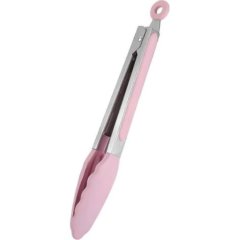 Pinces à barbecue, pinces à saucisses, pinces de cuisine en acier inoxydable et silicone pour la viande, la cuisson, le service et le grill. (1/5)