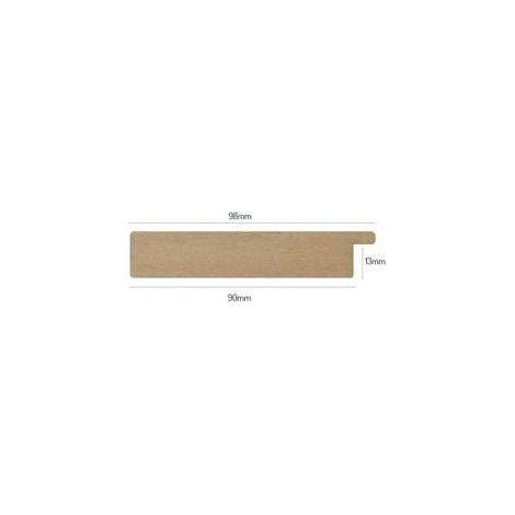 Specchiera con Cornice Antracite 40 x 140 cm