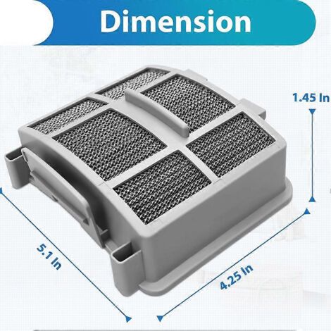 NALOOKAMIC Filtres pour aspirateurs verticaux Bissell SurfaceSense 3418 3415 MultiClean 3402 3774F 3409 3774 3774G 3775 PowerLifte (1/4)