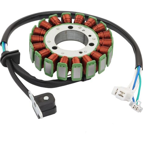 Stator coil, solenoid coil, generator charging coil, compatible with Yamaha YZF-R1 motorcycle 1998-2001, original part number 4XV-81410-01--DTEKGAZ