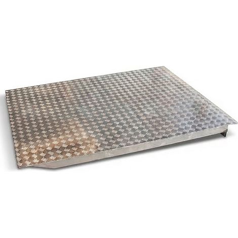 Rampe de quai - Longueur 750mm - Largeur 1250mm - Dénivellation de 0 à 90mm - Charge max. 610kg - Vendue à l'unité - MPL0750L