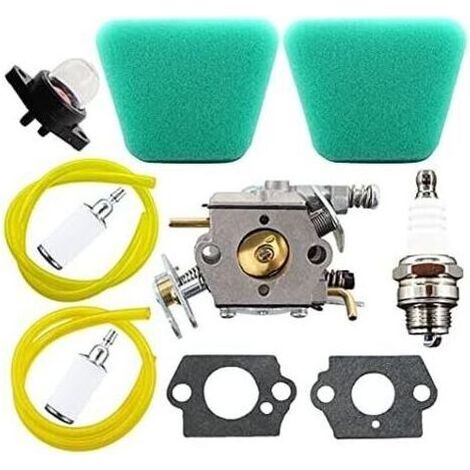 Kit de carburateur Walbro WT-600/624/625/637/662 – Compatible Poulan et Partner – Inclus 2 filtres (1/5)