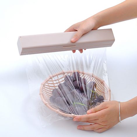 Pink Stretch Wrap Dispenser and Cutter, Stretch Wrap Dispenser, Stretch Wrap Dispenser for Plastic W (1/5)