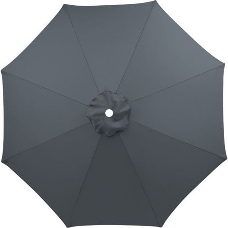 Toldo de repuesto para sombrilla de Patio, sombrilla de mercado para mesa al aire libre, color gris-Ywey (1/4)